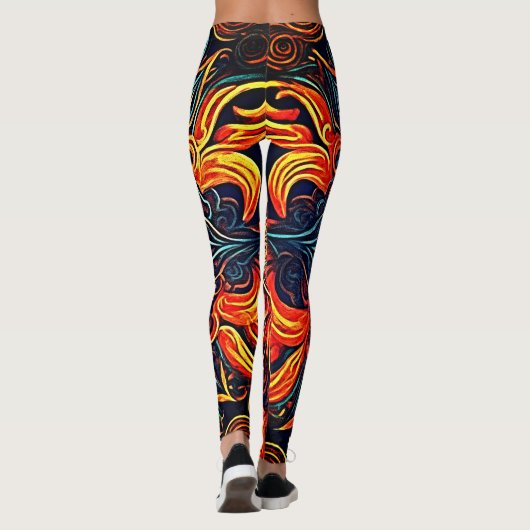 Leggings Oeil flammé (Dos)