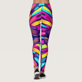 Leggings Œil néon du cosmos (Dos)