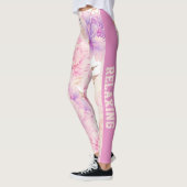 Leggings Oeillets roses et violets, Relaxant (Gauche)