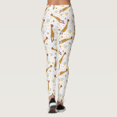 Leggings Oeufs au plat et poulets en caoutchouc (Dos)