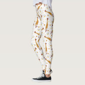 Leggings Oeufs au plat et poulets en caoutchouc (Gauche)