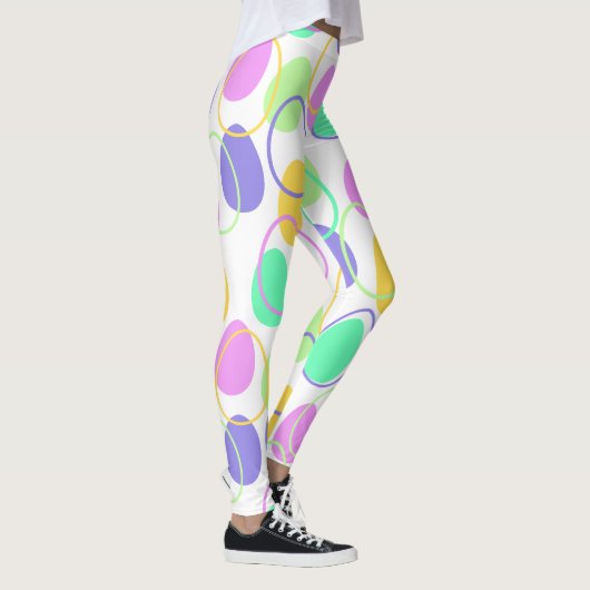 Leggings Oeufs de Pâques et contours (Droite)