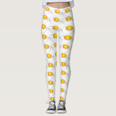 Leggings Oeufs Dévastés Aliments Aliments Aliment Pique-niq (Devant)