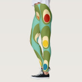 Leggings Oeufs modernes du milieu du siècle (Gauche)