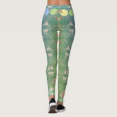 Leggings Oeufs Roses de Pâques Légendes grises (Dos)