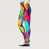 Leggings Oeuvre brillante feuille (Gauche)