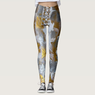 Leggings œuvre d'art faite main