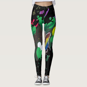 Leggings Œuvre d'art faite main - Papillon Bolssom