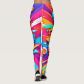 Leggings Œuvre d'art Vortex de Vitalité (Dos)