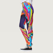 Leggings Œuvre d'art Vortex de Vitalité (Gauche)