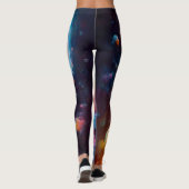 Leggings Oeuvre de méduse cosmique (Dos)