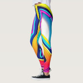 Leggings Oeuvre de paix dynamique (Gauche)