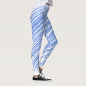 Leggings Oeuvre de style Crayon bleu (Droite)