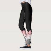 Leggings Oeuvres d'art Mandala rose tendance été et printem (Gauche)