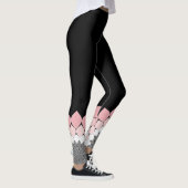 Leggings Oeuvres d'art Mandala rose tendance été et printem (Droite)
