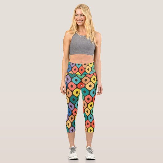 Leggings Ogee Capri sans joint (Recto)