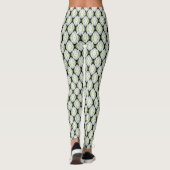 Leggings Ogees verts sur fond noir (Dos)