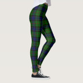Leggings Ogilvie tartan bleu vert plaid (Droite)