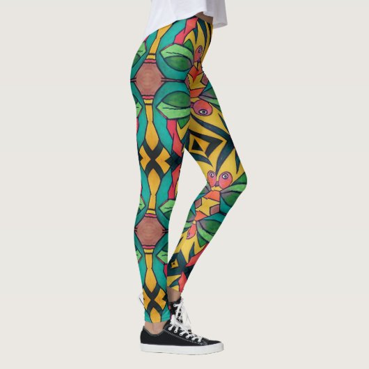 Leggings Oiseau de paradis (Droite)