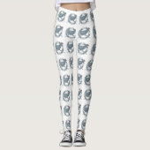 Leggings Oiseau de Pukeko (Devant)