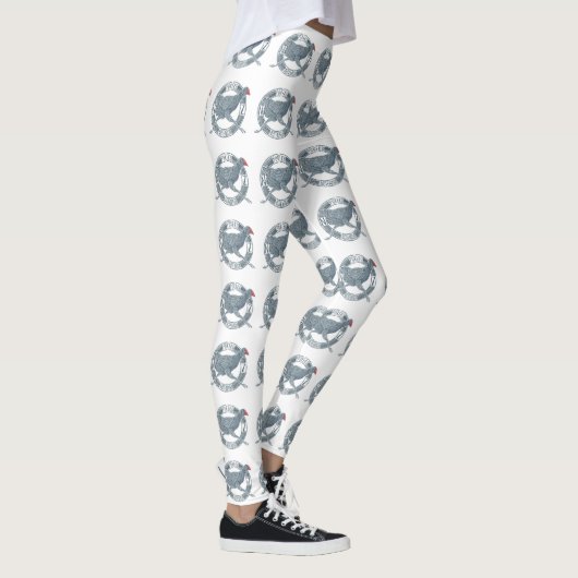Leggings Oiseau de Pukeko (Droite)