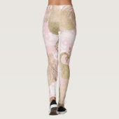 Leggings Oiseau royal rose (Dos)