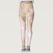 Leggings Oiseau royal rose (Devant)