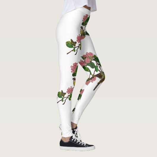 Leggings Oiseau sur une branche (Droite)