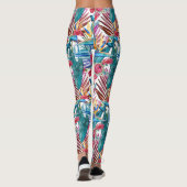 Leggings Oiseau Tropical Du Paradis (Dos)