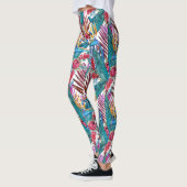 Leggings Oiseau Tropical Du Paradis (Gauche)