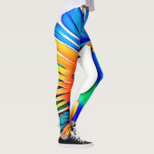 Leggings Oiseau tropical lumineux (Droite)