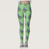 Leggings OISEAU Whio Blue Duck NZ (Devant)