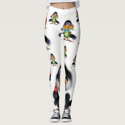 leggings oiseaux (Devant)