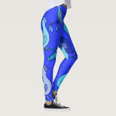Leggings Oiseaux bleus (Droite)