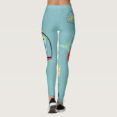 Leggings Oiseaux dans une cage (Dos)