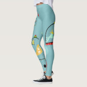 Leggings Oiseaux dans une cage (Gauche)