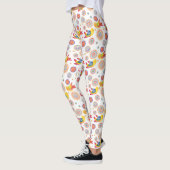 Leggings Oiseaux d'aquarelle printanière (Gauche)
