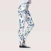 Leggings Oiseaux de Toile contemporains & Flore (Droite)