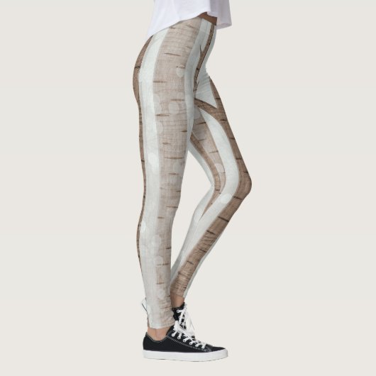 Leggings Oiseaux Élégants Forêt Acrylique | (Droite)