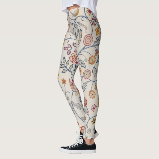 Leggings Oiseaux et fleurs, William Morris (Gauche)