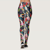 Leggings Oiseaux exotiques (Dos)