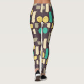 Leggings Oiseaux géométriques (Dos)
