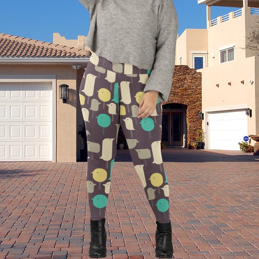 Leggings Oiseaux géométriques