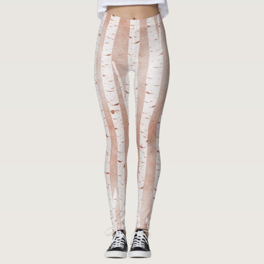 Leggings Oiseaux illustrés (Devant)