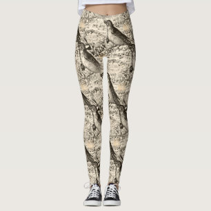 Leggings oiseaux musicaux victoriens