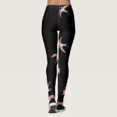 LEGGINGS OISEAUX ROSES (Dos)