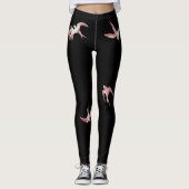 LEGGINGS OISEAUX ROSES (Devant)
