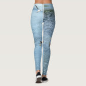 Leggings Oiseaux Sur La Rivière D'Été (Dos)