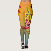 Leggings Oiseaux tropicaux (Dos)