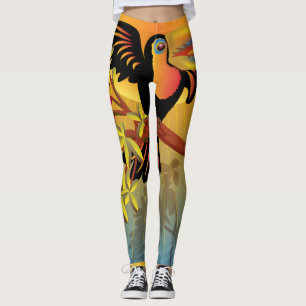 Leggings Oiseaux tropicaux